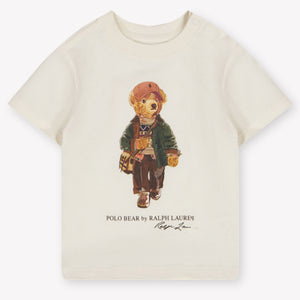 Ralph Lauren Baby Jongens T-Shirt in Creme