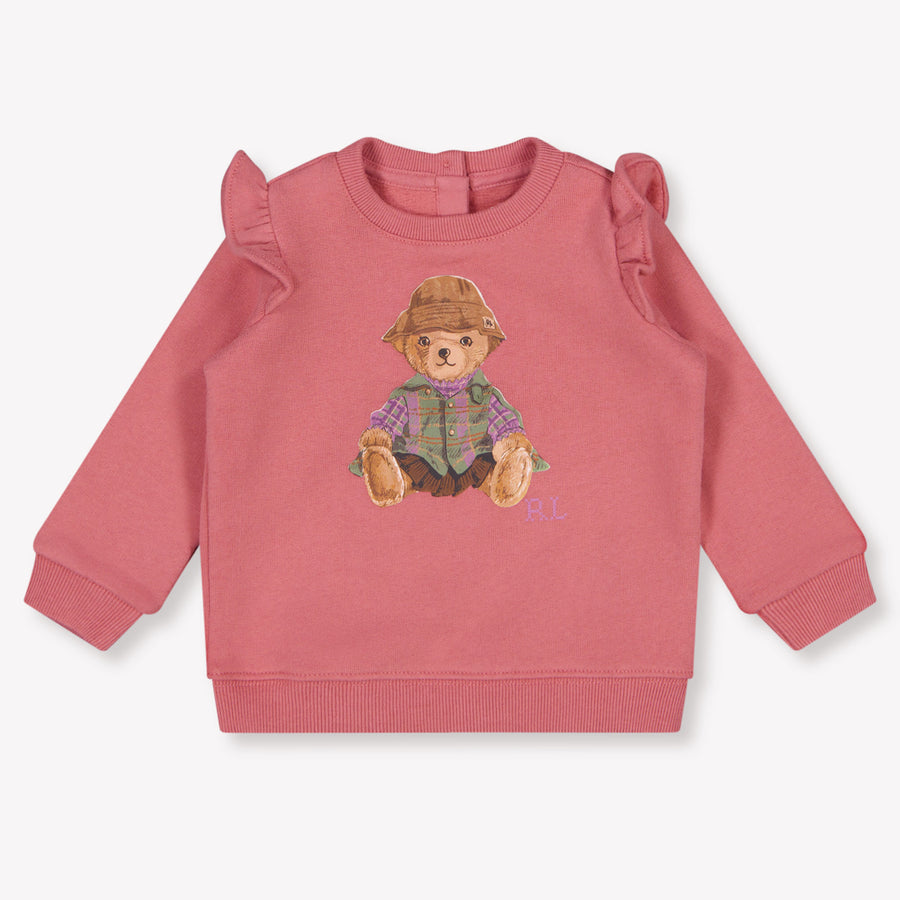 Ralph Lauren Baby Meisjes Trui In Oud Roze