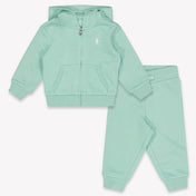 Ralph Lauren Baby Jongens Joggingpak In Licht Groen