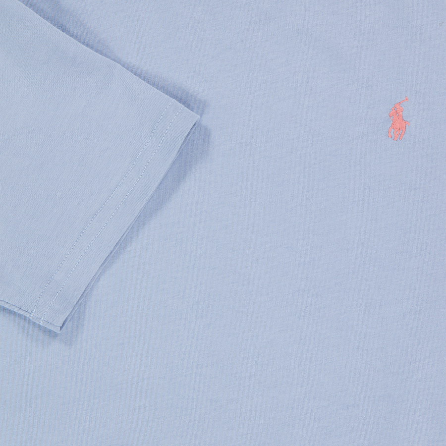 Ralph Lauren Kinder Jongens T-Shirt In Licht Blauw
