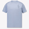 Ralph Lauren Kinder Jongens T-Shirt In Licht Blauw