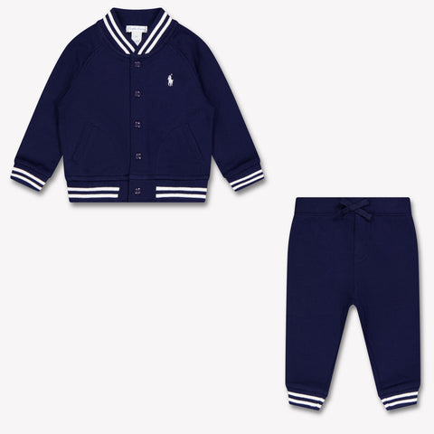 Ralph Lauren Baby Jongens Joggingpak In Navy