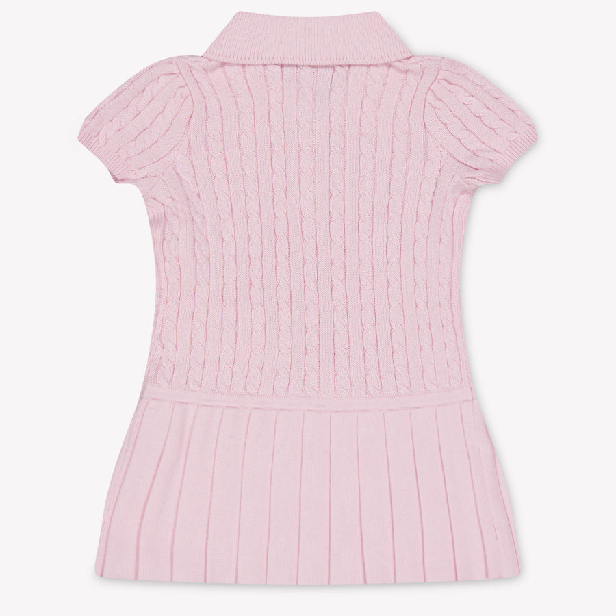 Ralph Lauren Baby Meisjes Jurk In Licht Roze