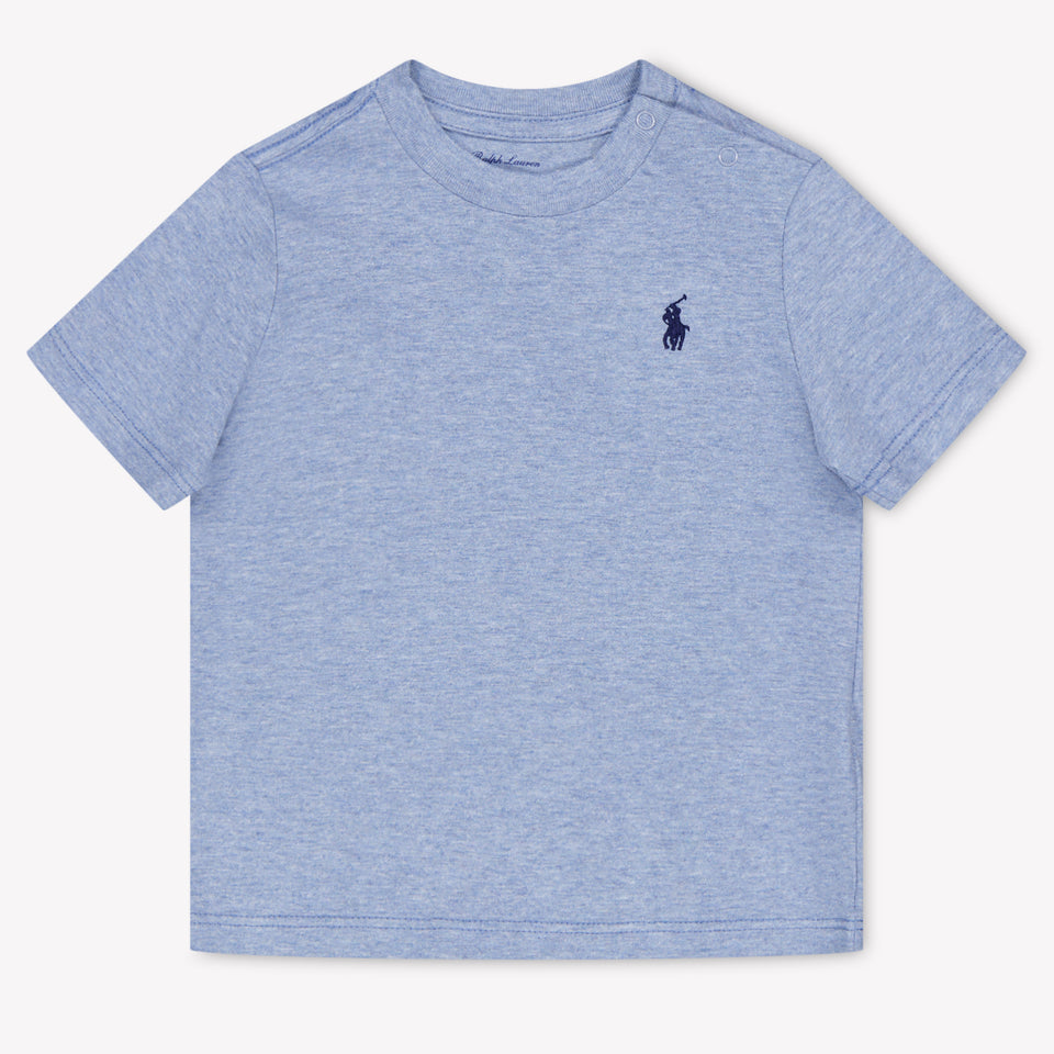 Ralph Lauren Baby Jongens T-Shirt In Licht Blauw