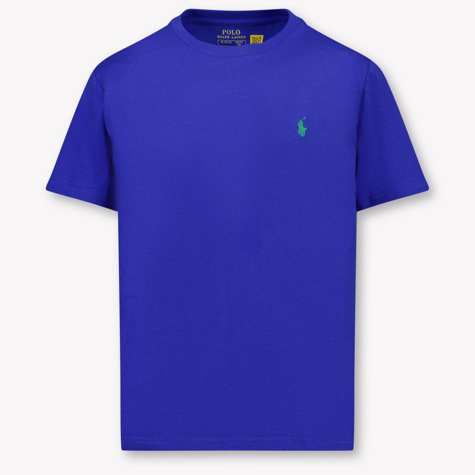 Ralph Lauren Kinder Jongens T-Shirt In Cobalt Blauw