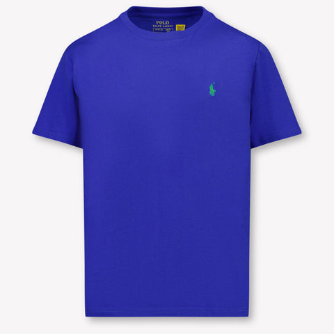 Ralph Lauren Kinder Jongens T-Shirt In Cobalt Blauw