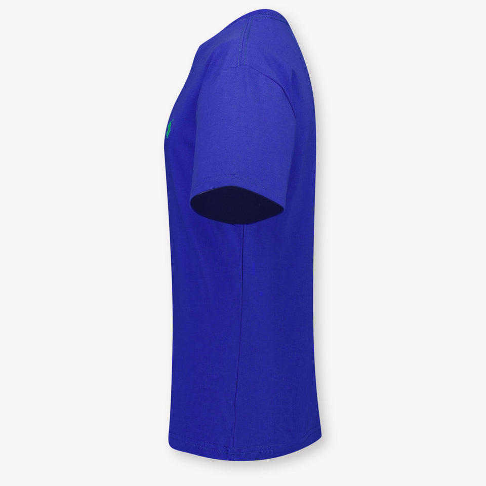 Ralph Lauren Kinder Jongens T-Shirt In Cobalt Blauw