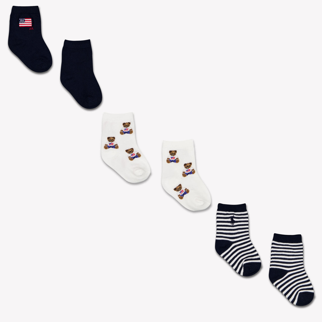 Ralph Lauren Baby Jongens Sokjes In Navy