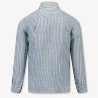 Ralph Lauren Kinder Jongens Blouse In Licht Blauw