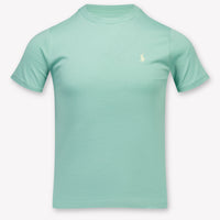 Ralph Lauren Kinder Jongens T-Shirt In Licht Groen