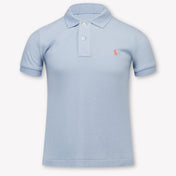 Ralph Lauren Kinder Jongens Polo In Licht Blauw
