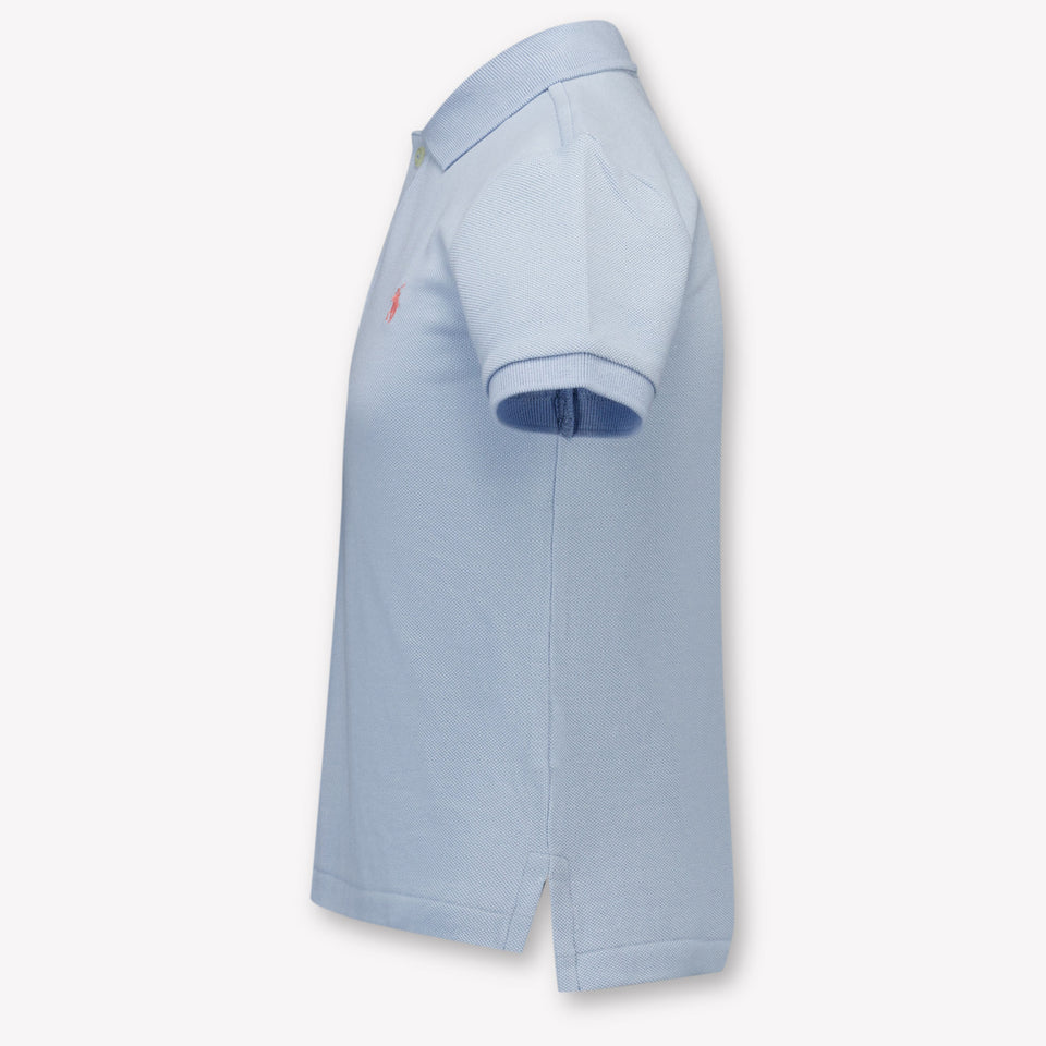 Ralph Lauren Kinder Jongens Polo In Licht Blauw