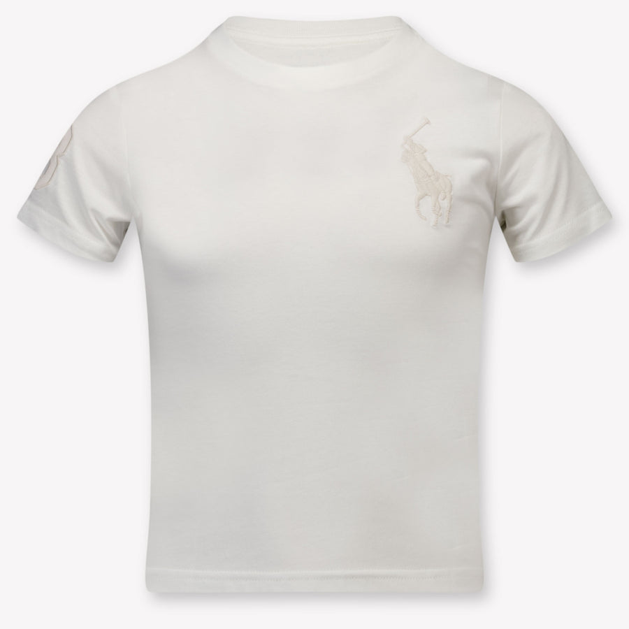 Ralph Lauren Kinder Jongens T-Shirt In Wit