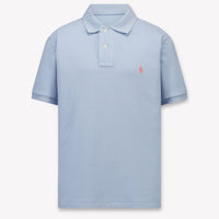 Ralph Lauren Kinder Jongens Polo In Licht Blauw