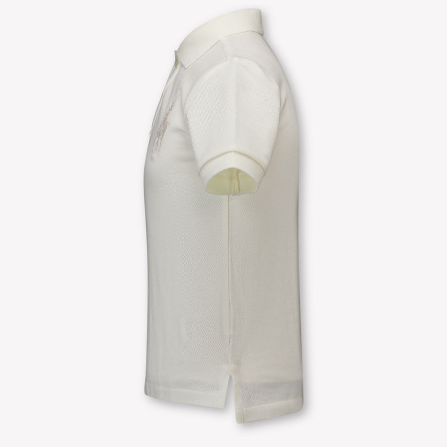 Ralph Lauren Kinder Jongens Polo In Wit