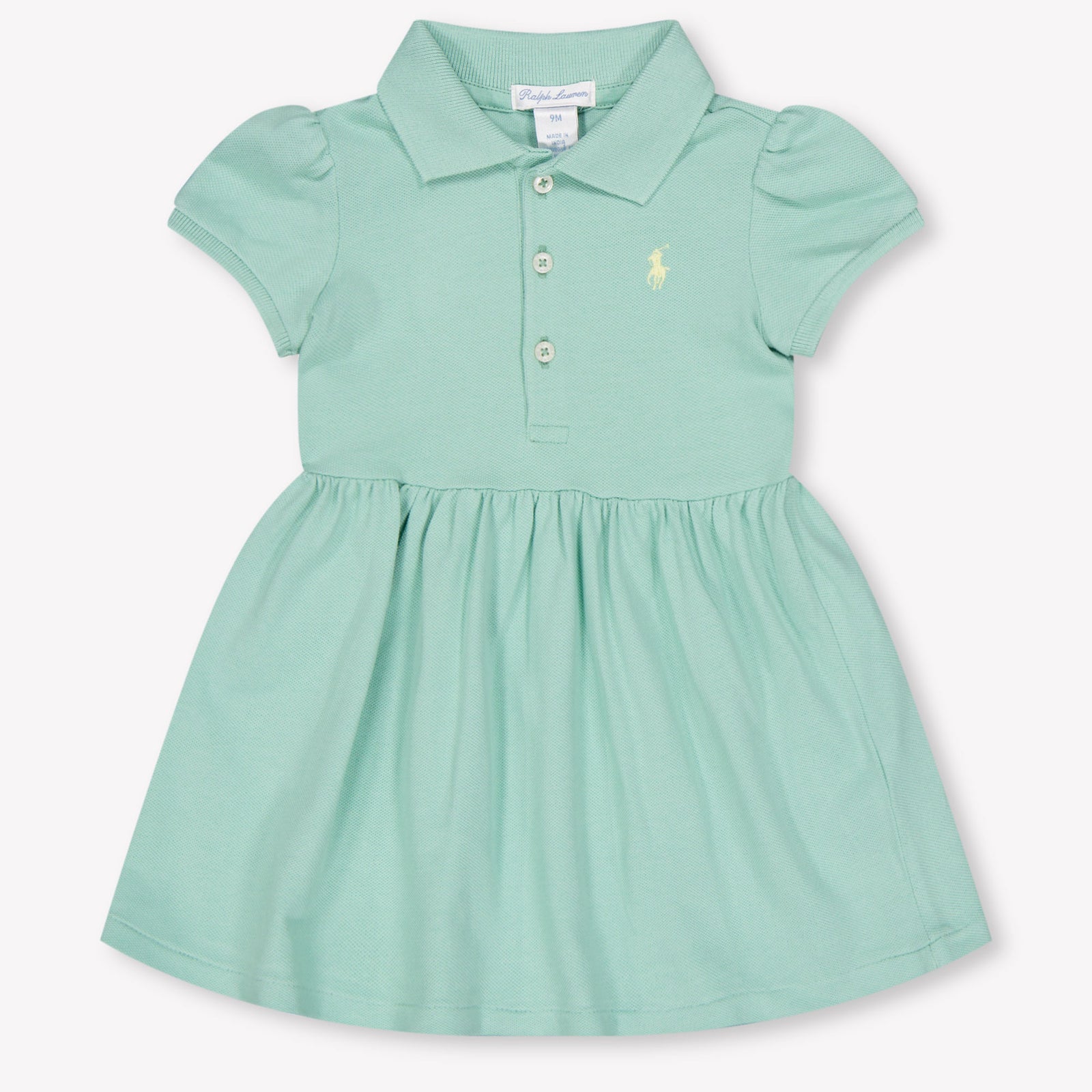 Ralph Lauren Baby Meisjes Jurk In Licht Groen