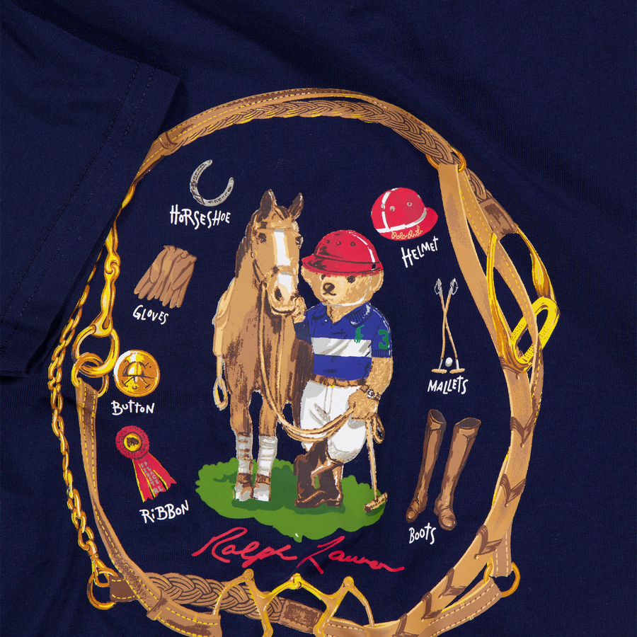 Ralph Lauren Kinder Jongens T-Shirt In Navy
