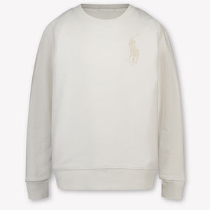 Ralph Lauren Kinder Jongens Trui In Wit