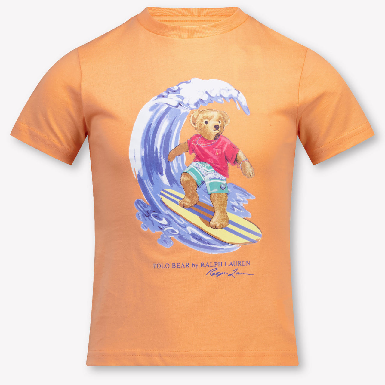 Ralph Lauren Kinder Jongens T-Shirt In Zalm