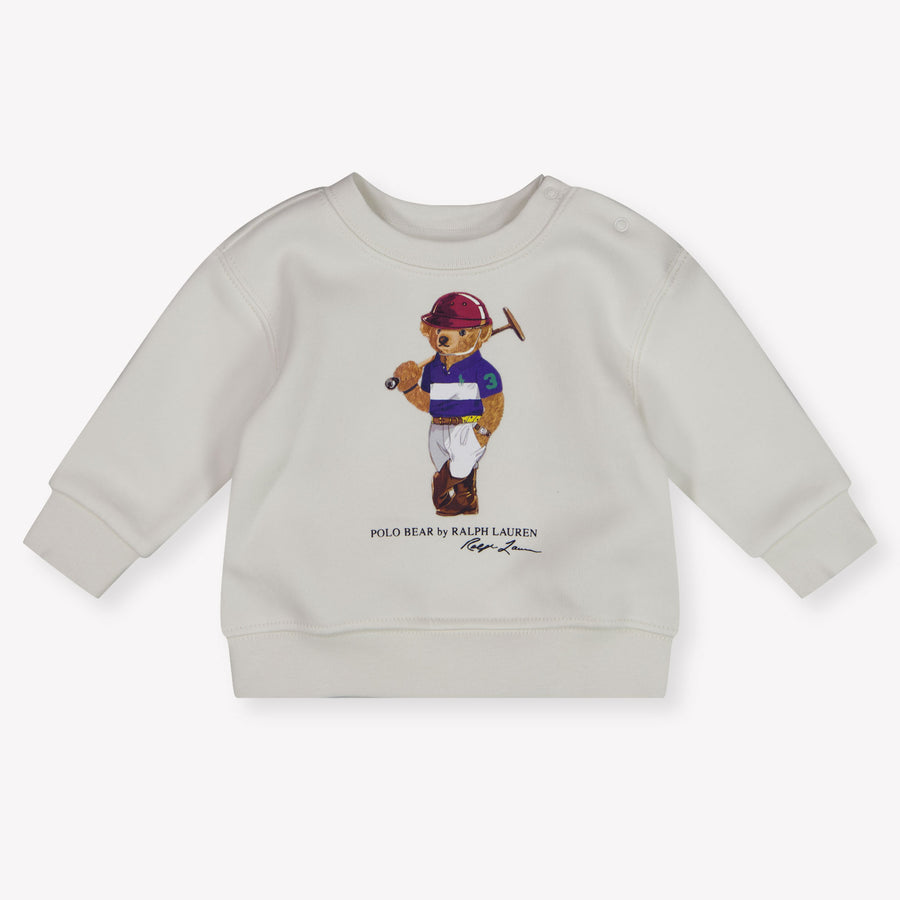 Ralph Lauren Baby Jongens Trui In Wit