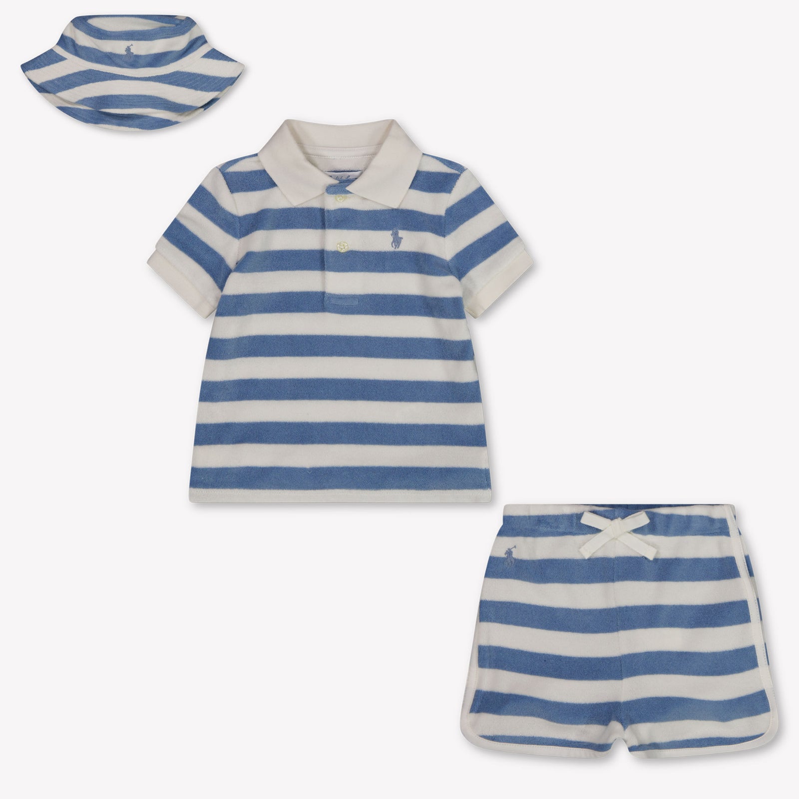 Ralph Lauren Baby Jongens Setje In Licht Blauw