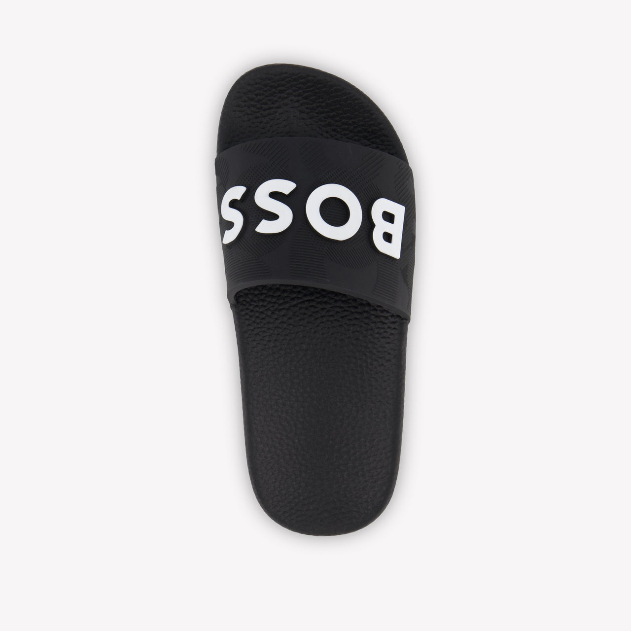 Boss Jongens Slippers In Zwart