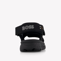 Boss Jongens Sandalen In Zwart
