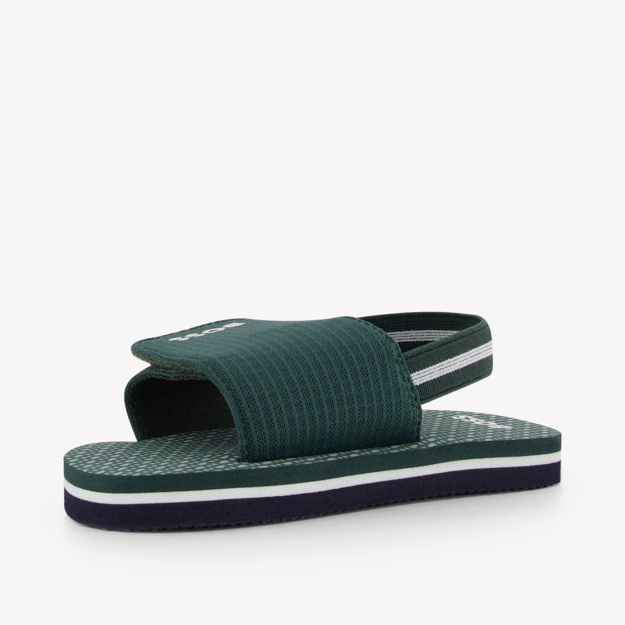 Boss Jongens Slippers In Groen