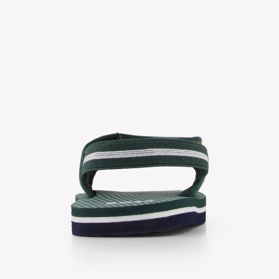 Boss Jongens Slippers In Groen