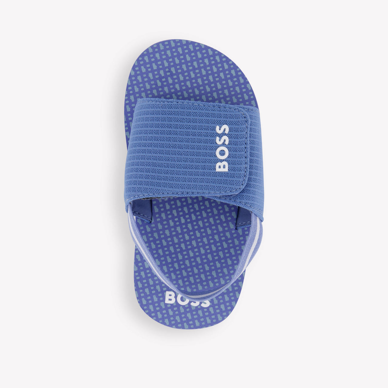Boss Jongens Slippers In Licht Blauw