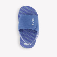 Boss Jongens Slippers In Licht Blauw