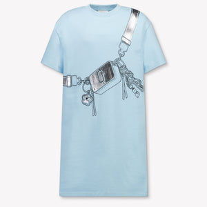 Marc Jacobs Kinder Meisjes Jurk In Licht Blauw