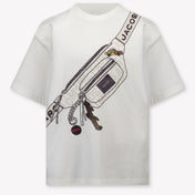 Marc Jacobs Kinder Jongens T-Shirt In Wit