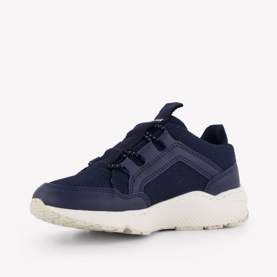 Boss Jongens Sneakers In Navy