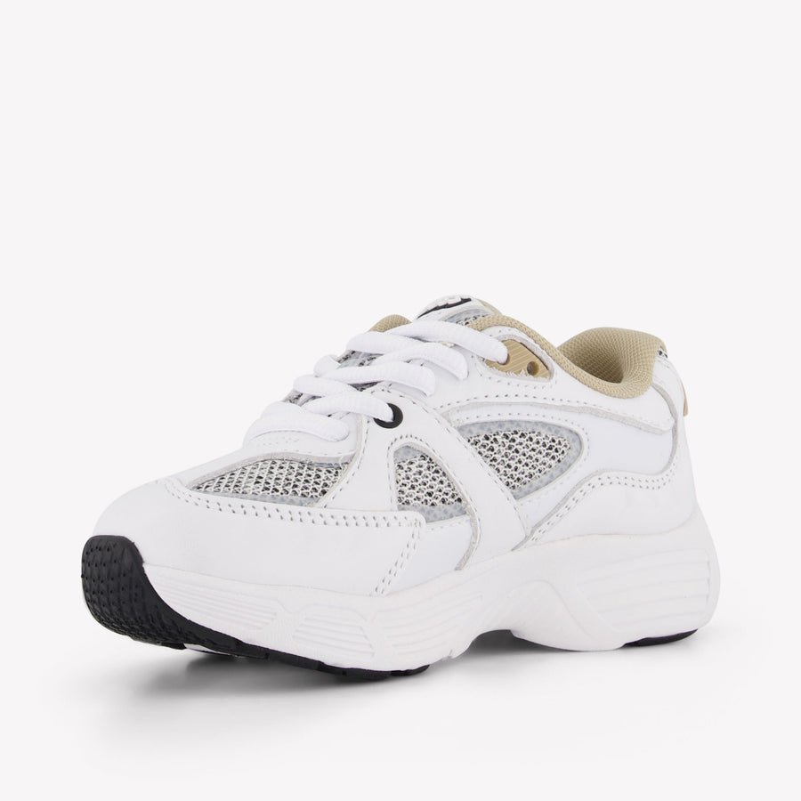 Boss Jongens Sneakers In Wit