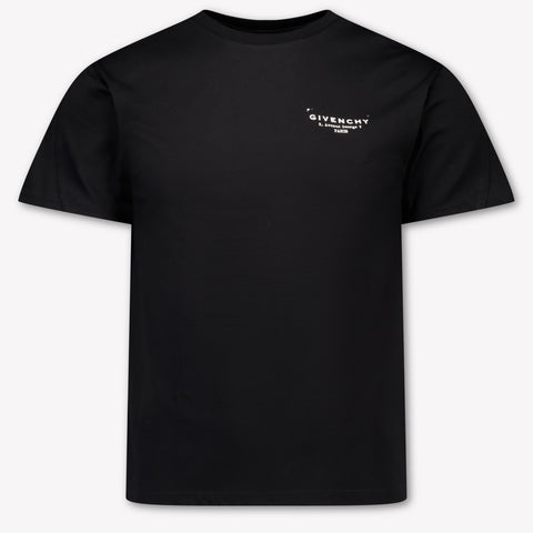Givenchy Kinder Jongens T-Shirt In Zwart