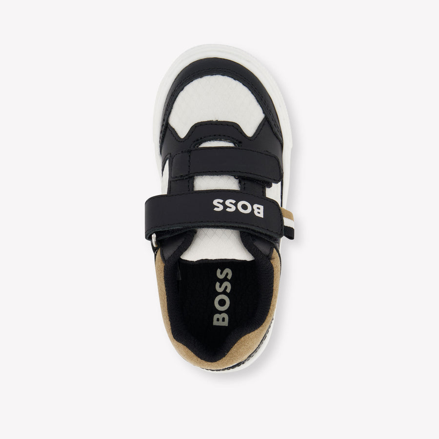 Boss Jongens Sneakers In Zwart