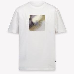 Boss Kinder Jongens T-Shirt In Wit