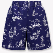 Kenzo Kids Kinder Jongens Shorts In Navy