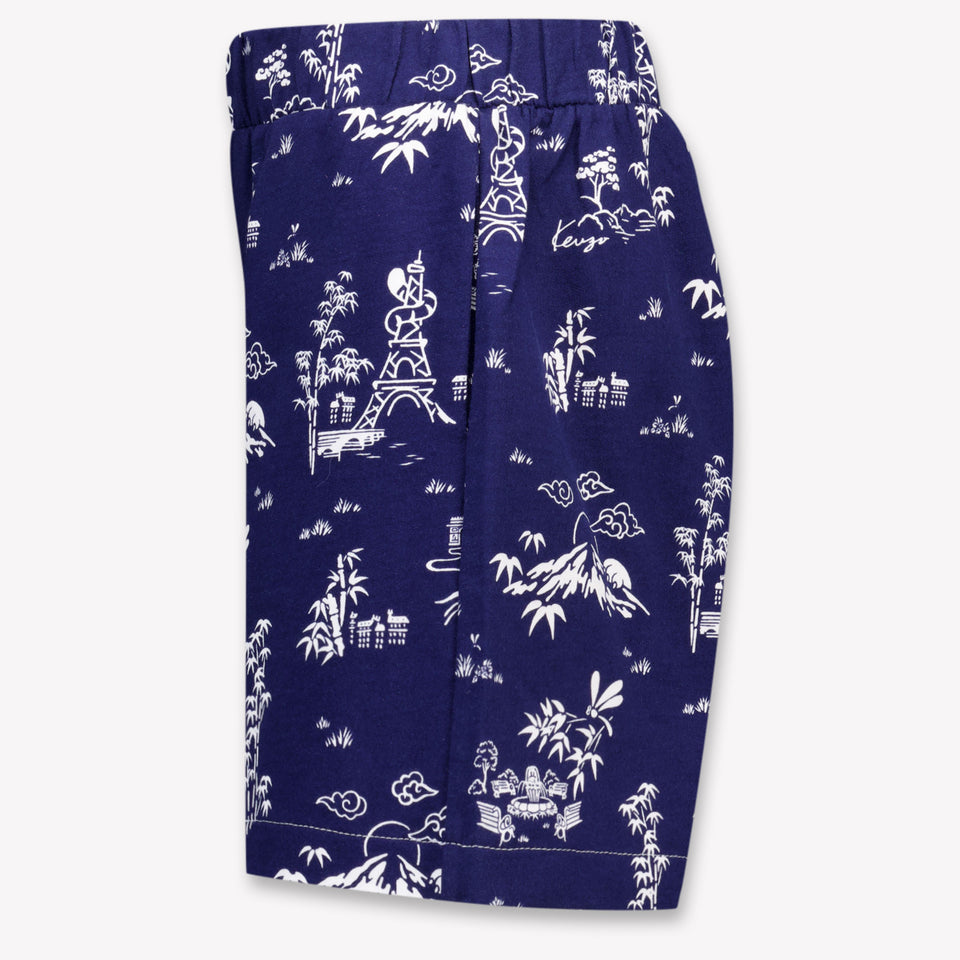Kenzo Kids Kinder Jongens Shorts In Navy