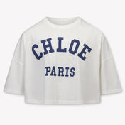 Chloe Kinder Meisjes T-Shirt In Wit