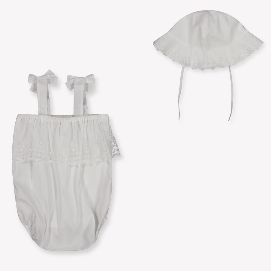 Chloe Baby Meisjes Setje In Wit