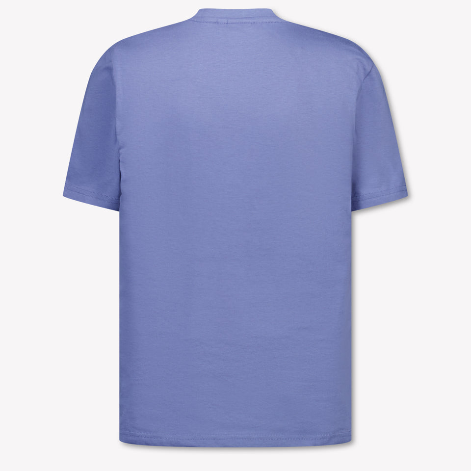 Boss Kinder Jongens T-Shirt In Blauw