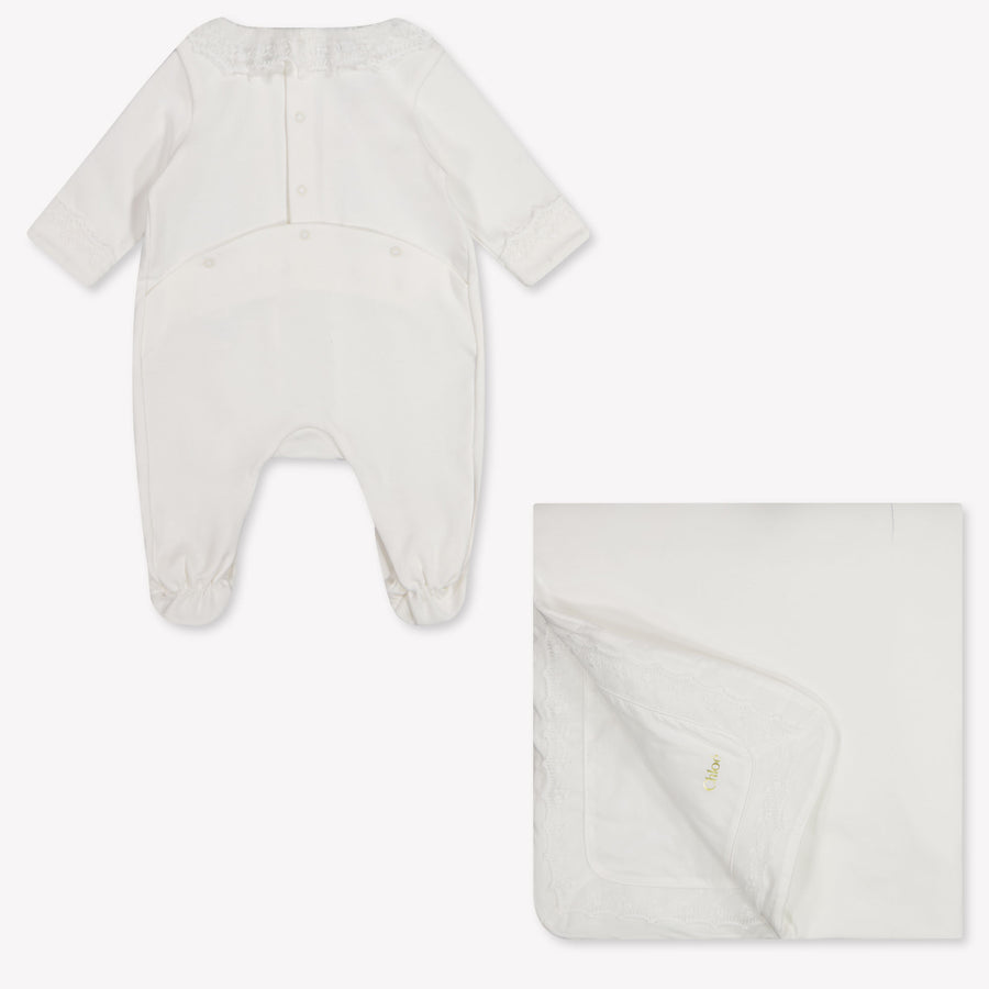Chloe Baby Meisjes Setje In Wit
