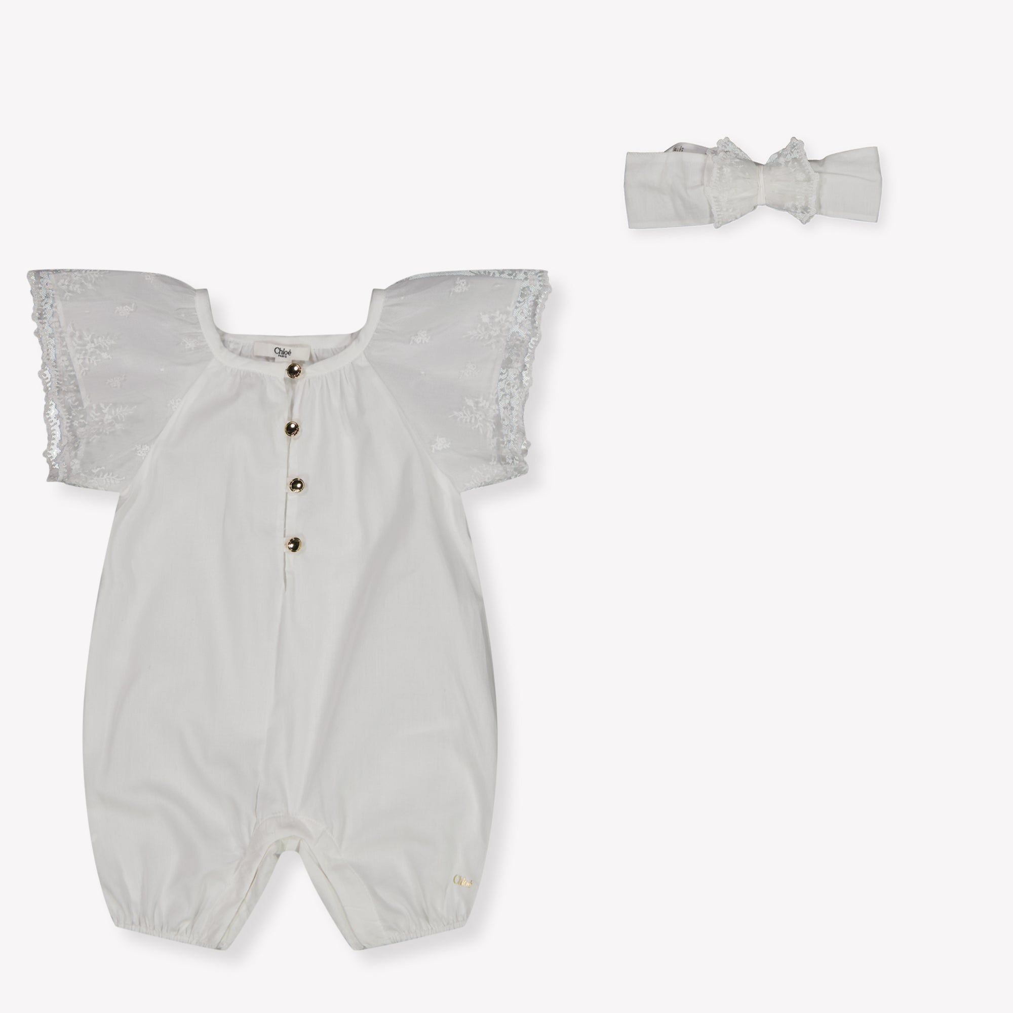 Chloe Baby Meisjes Setje In Wit