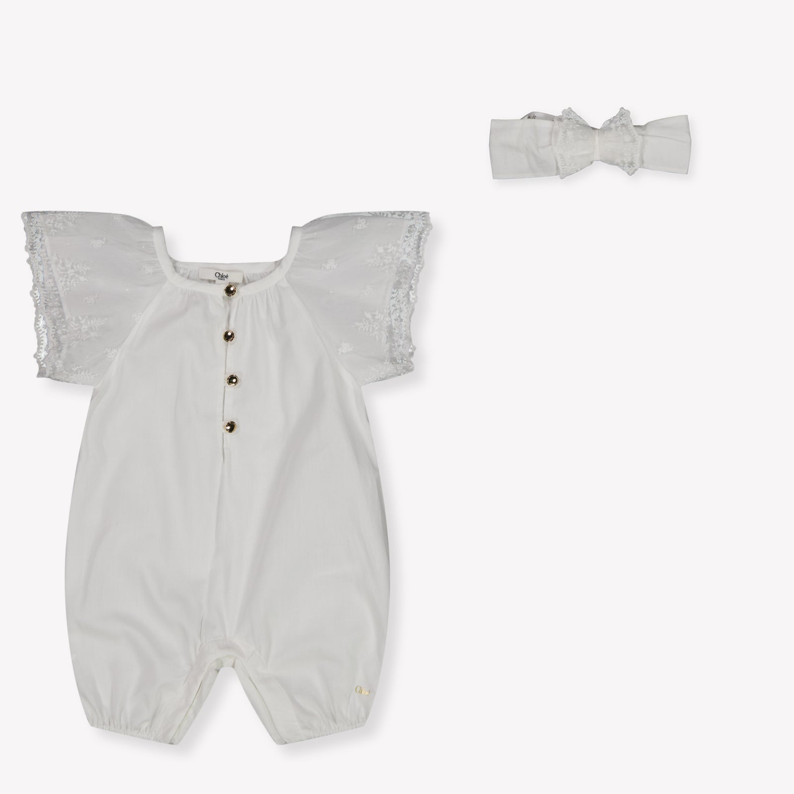 Chloe Baby Meisjes Setje In Wit