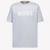 Boss Kinder Jongens T-Shirt In Licht Blauw
