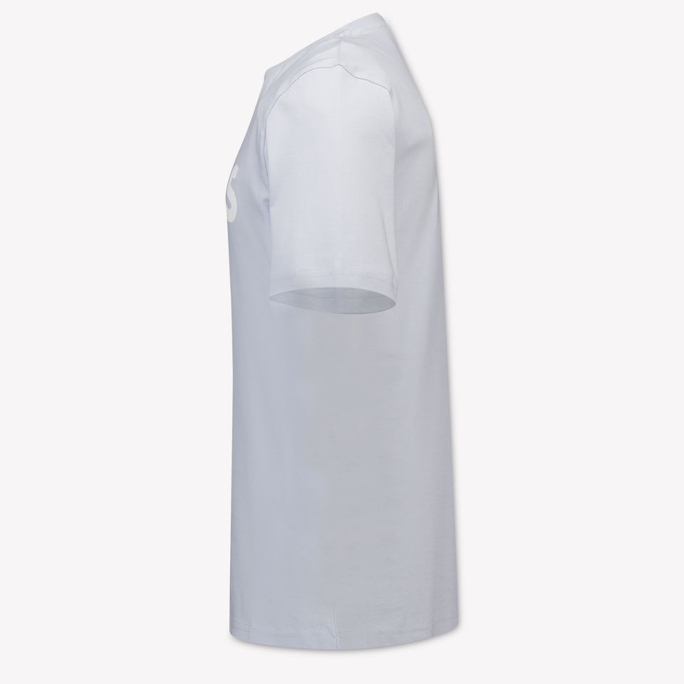 Boss Kinder Jongens T-Shirt In Licht Blauw