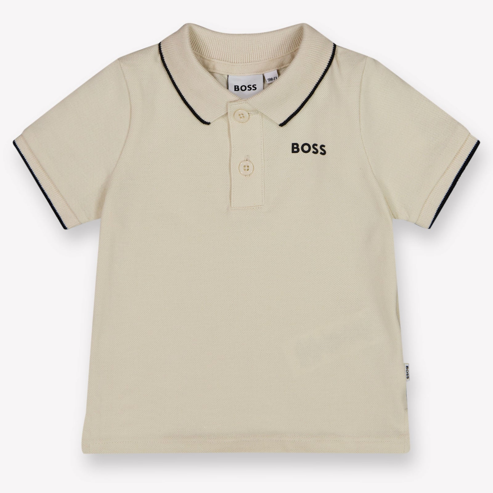 Boss Baby Jongens Polo In Licht Beige