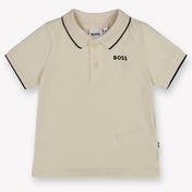 Boss Baby Jongens Polo In Licht Beige